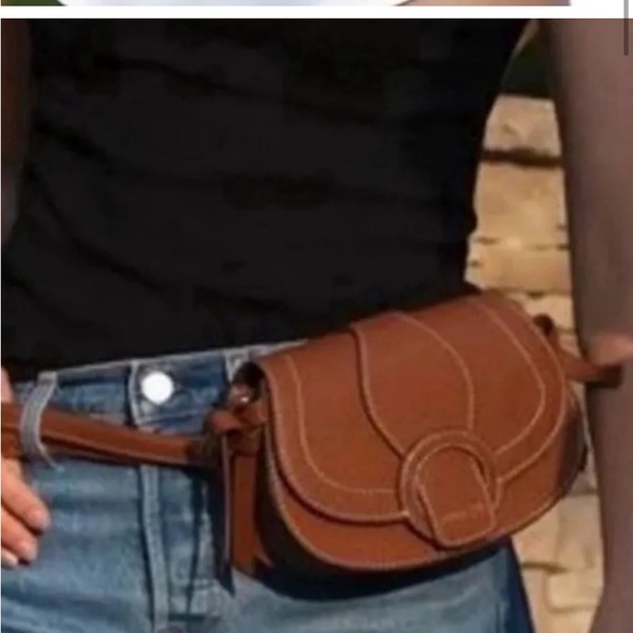 “Rachel Zoe” vegan, convertible saddle crossbody/belt bag;NWT - Picture 4 of 8